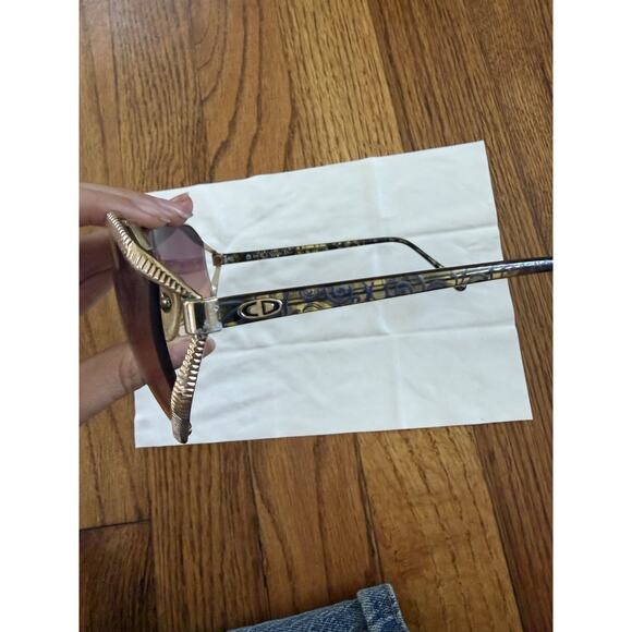 VINTAGE CHRISTIAN DIOR # 2609 AVIATOR SUNGLASSES 62-17 main image 7